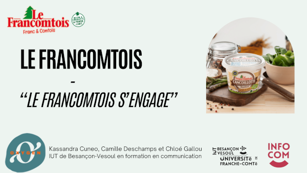 Dossier rendu comportant notre recommandation en réponse au commanditaire du Challenge Le Francomtois