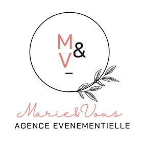 Logo agence événementielle Marie&Vous, stage 2023.
